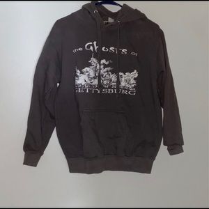 Gettysburg Small Gray Hoodie Glow-in-the-Dark